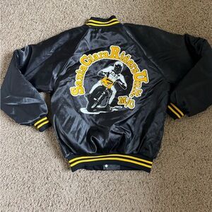VINTAGE Wear Guard Santa Clara Riders Unit M/C Black Jacket Size Medium